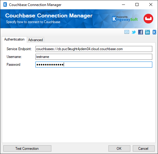 couchbase connection manager authentication page.png